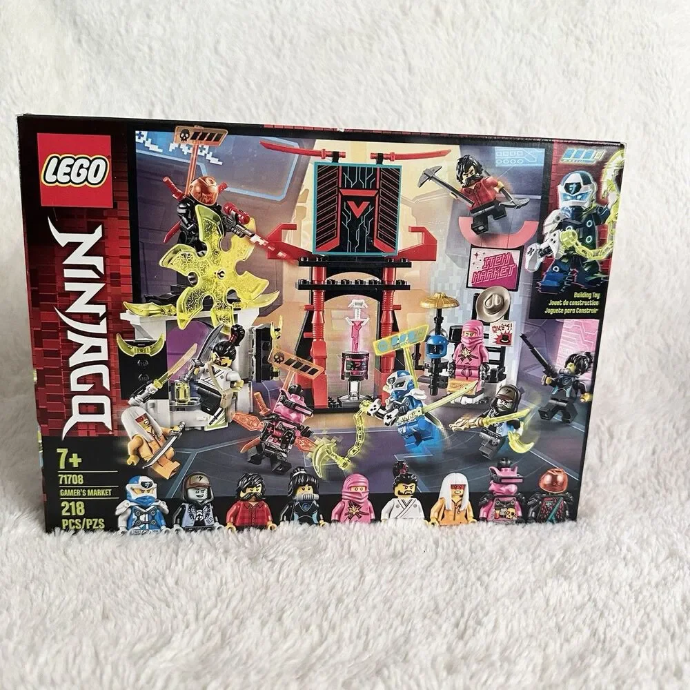 Sealed LEGO Ninjago Gamers Market Set 71708 Retired Ninjas 218 Pieces